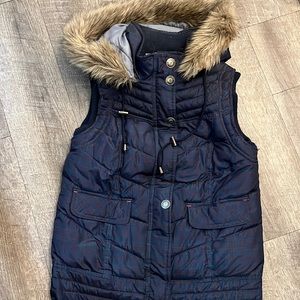 Mossimo Puffer Vest with detachable hood